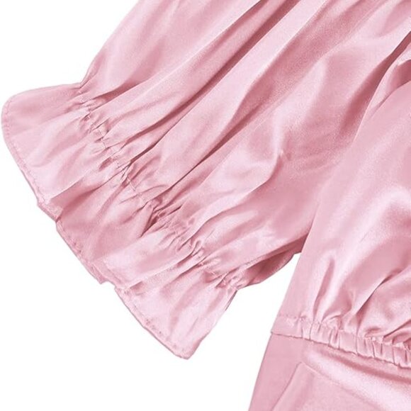 🎀 Pink Satin Bow-Back Crop Top | Small | NWT | Coquette - Picture 4 of 5